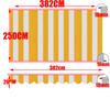 Tewango Custom Outdoor Awning Waterproof Fabric Store Curtain Balcony Canopy Cover UV Block Sunscreen Rain Tarp Strip Cloth