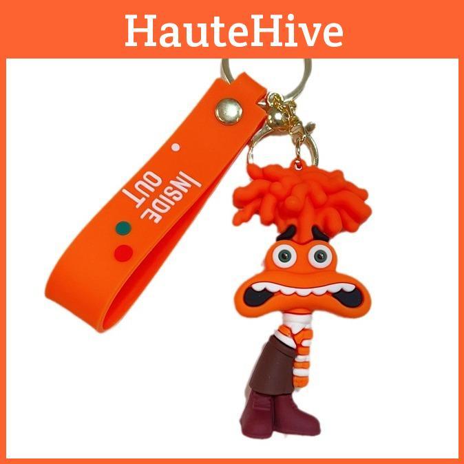 Adorable Pvc Inside Out Keychain Cartoon Accessory Perfect For Gifts And Parties