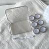 1 Pair/box Contact Lens Case Eye Contact Lens Box Women Travel Contact Lenses Case Soak Container Lenses Box for Beauty Pupil