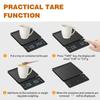 Digital Coffee Scale with Timer 3kg/0.1g Digital Kitchen Food Scale Back-Lit LCD Display Mini Coffee Scale for Pour Over Coffee