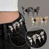 Five Pointed Star Jeans Buttons Butterfly Fixed Pants Pins Adjustable Waist Tightening Tool Fixed Waist Buckle Scarf Fastening