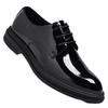 Men's leather shoes men's formal British black suit shoes breathable patent leather glossy shoes Korean version single shoes