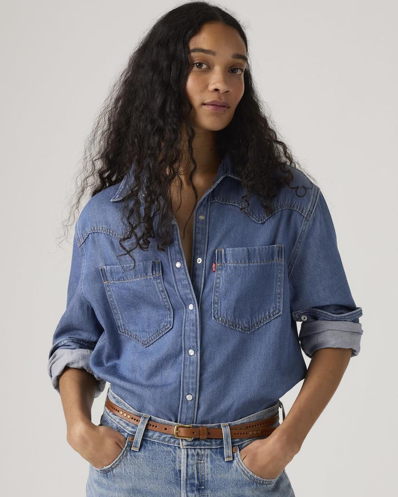 Levi's TEODORA Western Long Sleeve Women's A7244-0006 US XS
