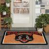 "WIPE YOUR PAWS" Black Cat Doormat, Non-Slip Washable Rug for Indoor Outdoor, Entryway, Kitchen & Home Decor