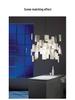2022 ZettelDIY Photo Album Chandelier: Creative Designer Lighting for Living Room and Bedroom