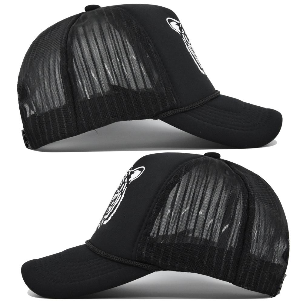 Summer Tiger Print Mesh Baseball Cap For Men Women High Quality Breathable Adjustable Outdoor Running Sports Sun Visor Hat