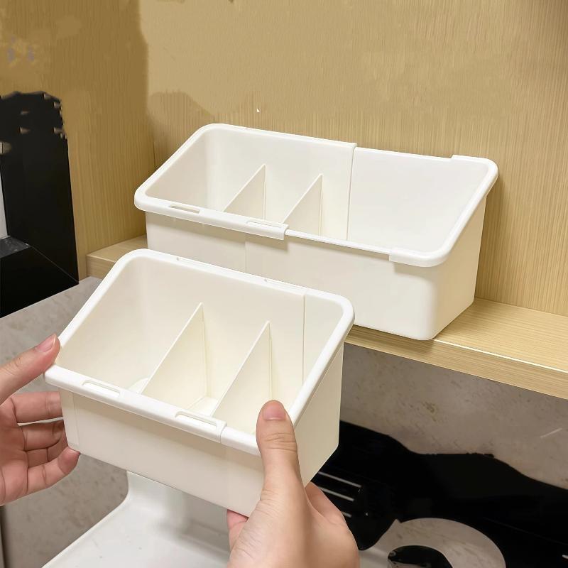 Retractable Drawer Organizer With Expandable Design And Slots Perfect For Holding Cosmetics Stationery Small Items
