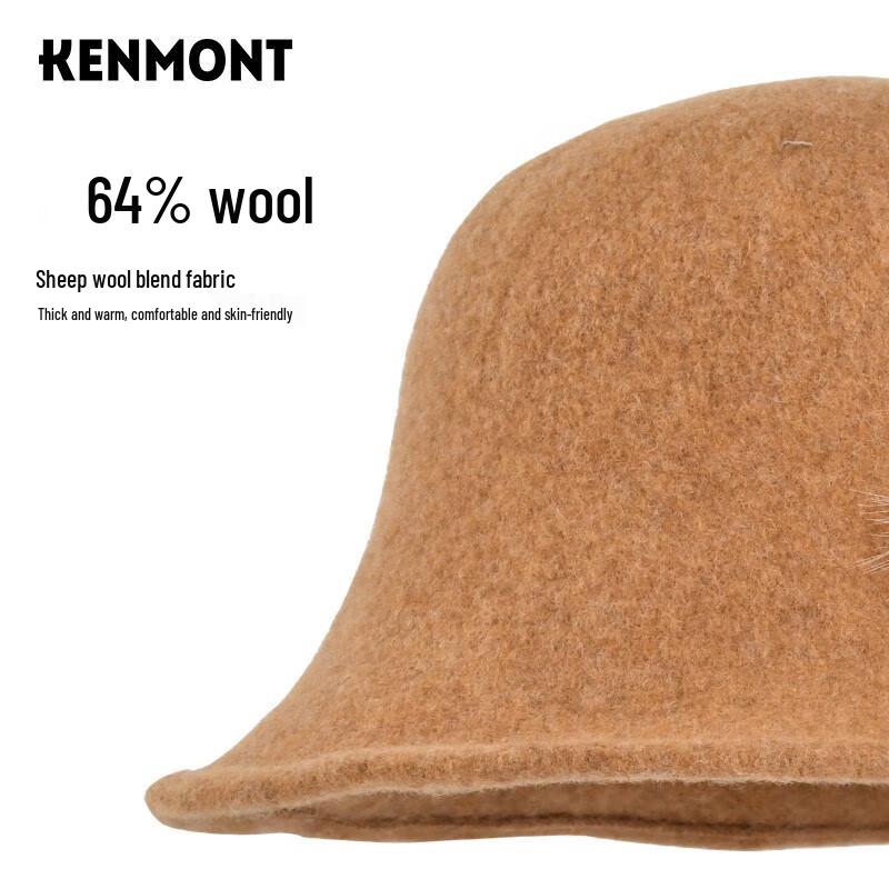 Cameng Women's Bowknot Wide-Brim Wool Felt Hat