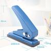 1PC Single Hole Punch, 20 Sheet Puncher Heavy Duty Paper 1/4 Hole Punch Capacity Metal Hole Puncher with Skid-Resistant Base for Paper