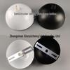 Hemispherical Black and White Pendant Light Base with Arc-Shaped Ceiling Plate