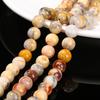 Natural Stone Crazy Lace Agate Bead Round Loose Spacer 4 6 8 10mm Beads For Jewelry Making Diy Necklace Bracelet Accessory 15"