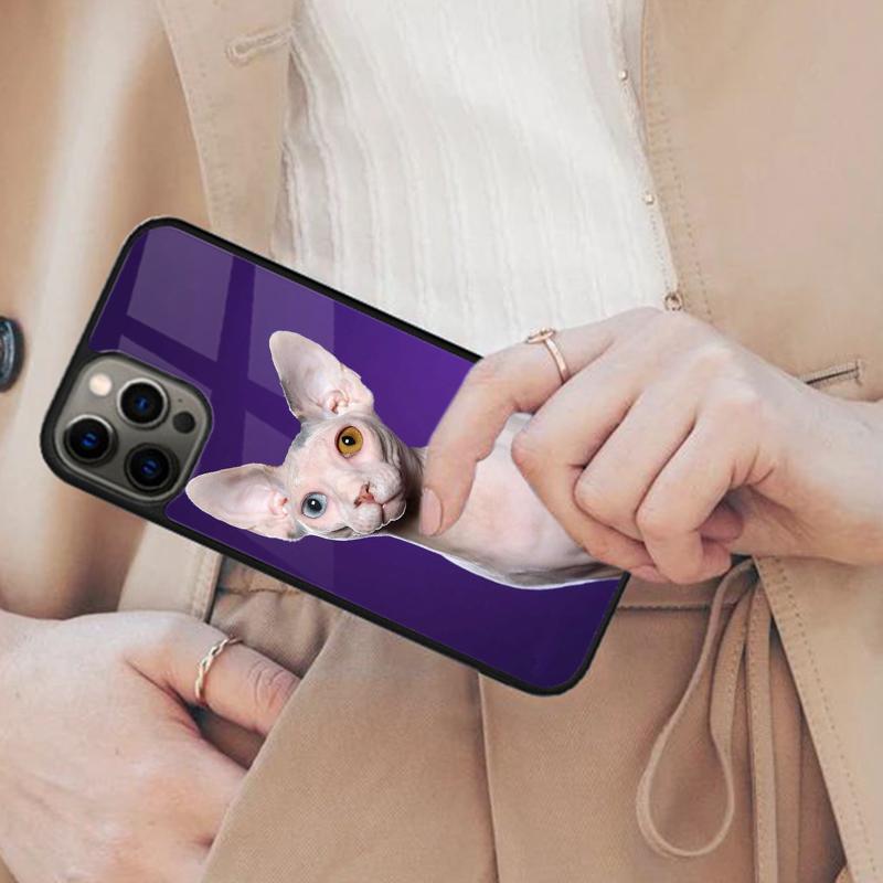 Sphinx Cat Printing Drawing Magnetic Phone Case For APPLE iPhone 17 Air 16 14 13 12 Pro Max 15 Plus Wireless MagSafe Cover