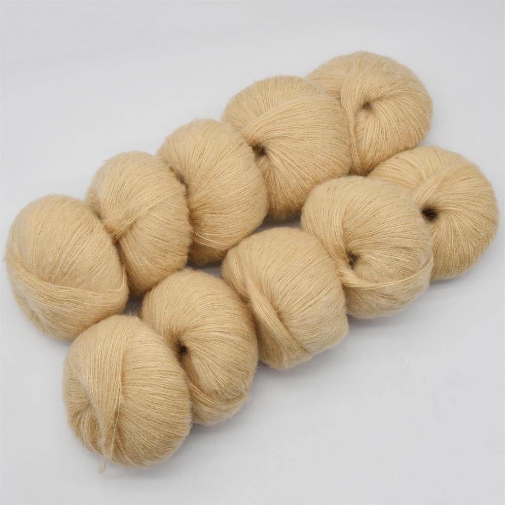 6pcs 150g/5.28oz Mohair Yarn Blend - Ultra Soft Luxury Yarn for Knitting & Crochet DIY Recycled Cotton Yarn for Home Decor Craft Raffia Yarn Supplies