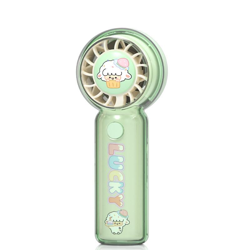 Cartoon Mini Usb Handheld Fan With 3 Speed Settings For Students And Travel
