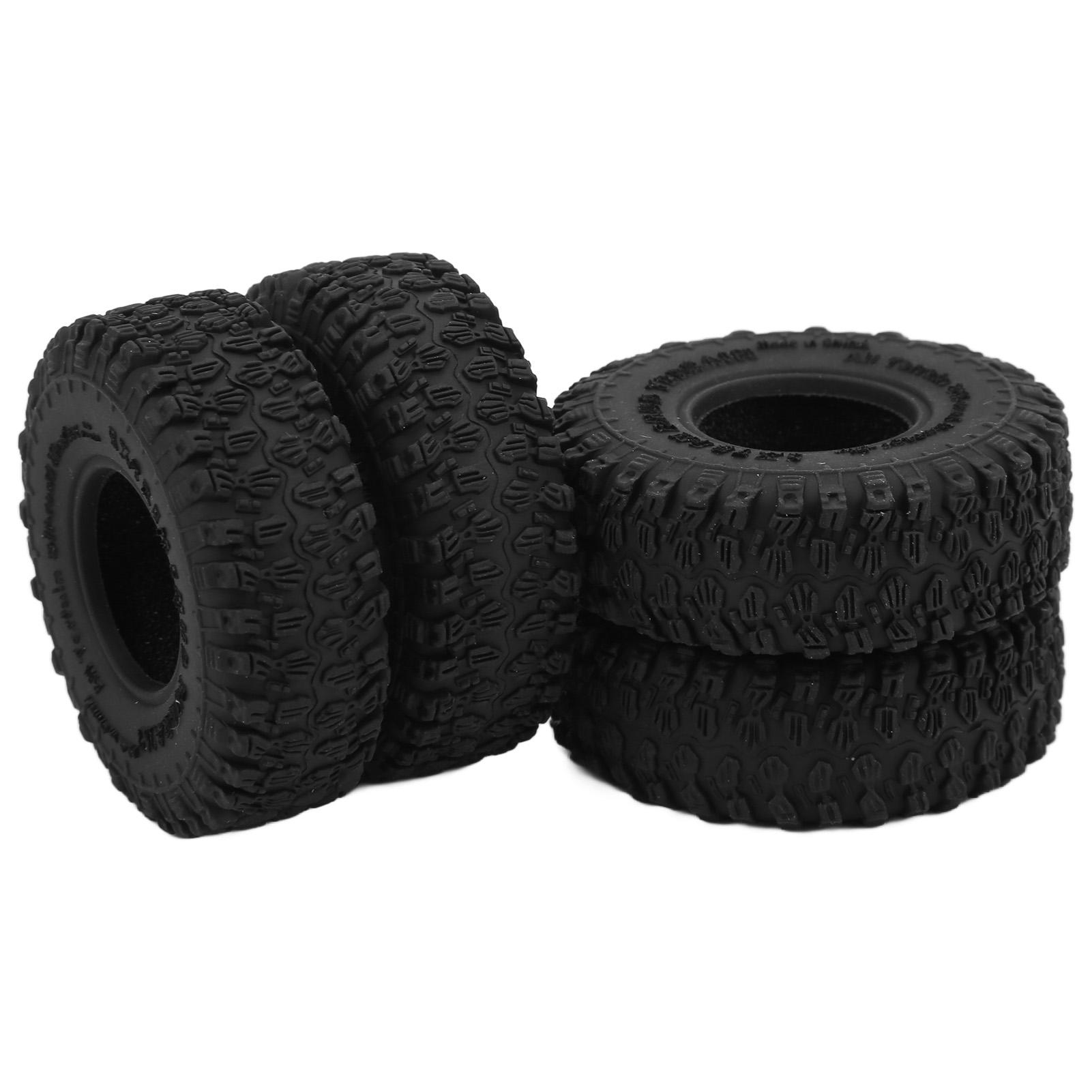 

4Pcs 1.0in Tire Skin Simulation Model RC Car Parts for 124 RC Climbing Car (Skull Hand Claw Tire