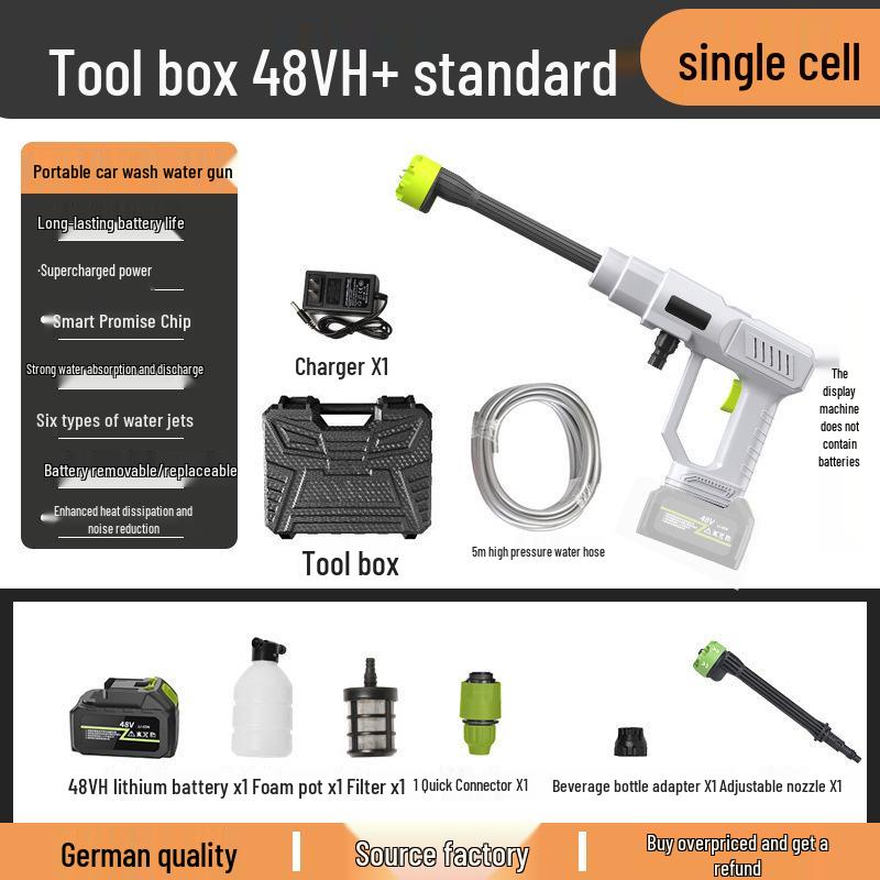 High-Pressure Wireless Car Wash Water Gun