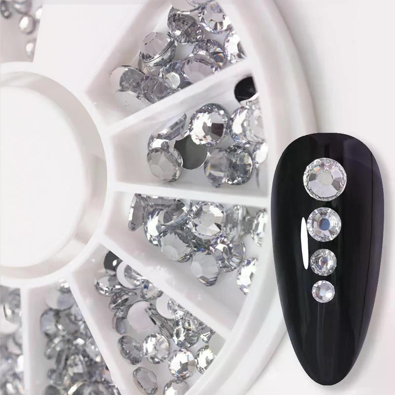 Mixed Color Chameleon Nail Rhinestone Glitter Small Irregular Beads For Nail Art 3D Decoration Stone In Wheel DIY Tips