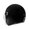 MOTO BASE SG/PSC Standard Motorcycle Vintage Jet Helmet with Shield | MBHL-VJ01S | Black/Free Size (57-60cm)