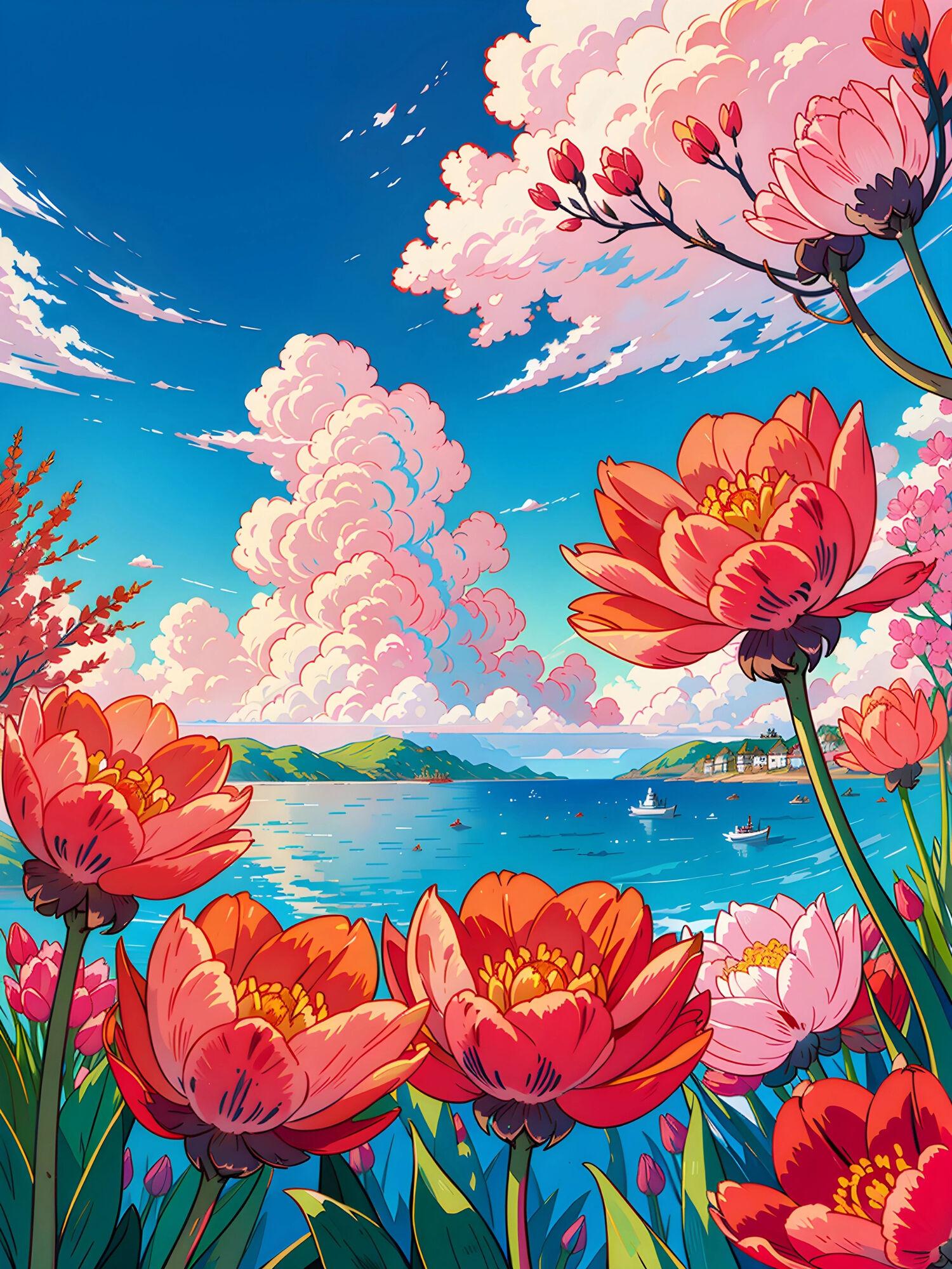 

5D Алмазная вышивка Цветок лотоса Стразы Картина Картина Пион Сделай Сам Пейзаж Мозаика Море Ручная работа Хобби Full Round 20x30CM