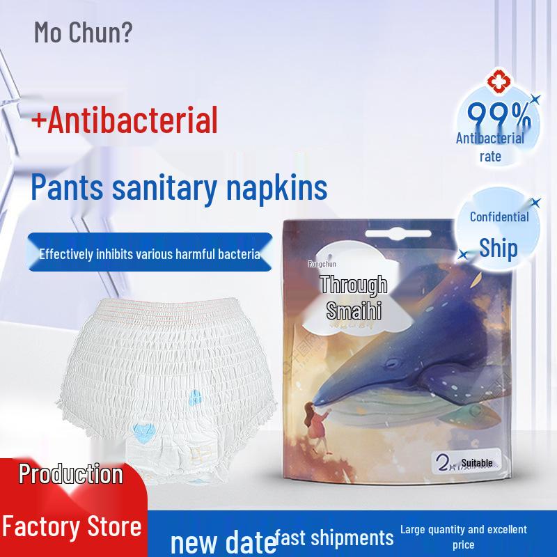 

Antibacterial 99% Menstrual Sleep Pants for Women - Period Protection Pull-Up Pants
