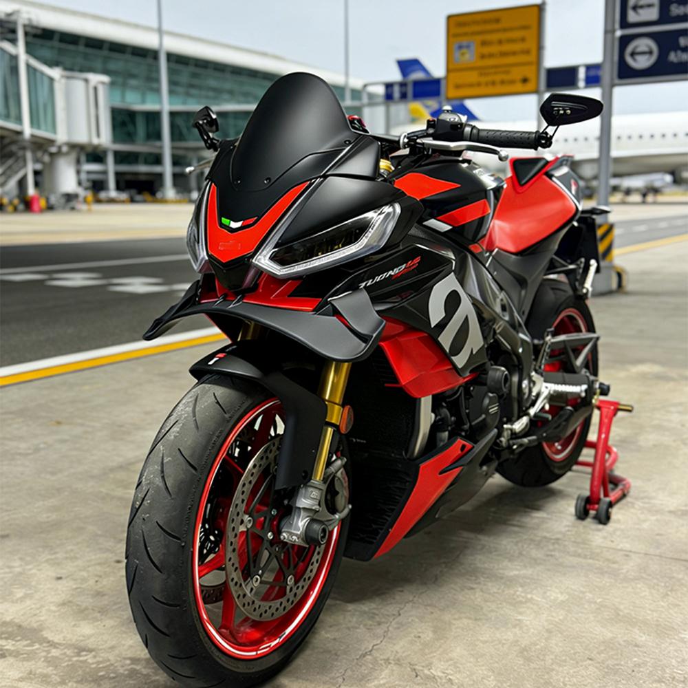For Aprilia Tuono V4 Front Spoiler Lower Spoiler Lower Lip GP WING DOWNFORCE NAKED FRONTAL SPOILERS Tuono V4 2021-2024