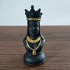 Black & White International Chess Figurines Statue Chess Pieces Board Games Accessories Home Decor Chessmen Ornaments