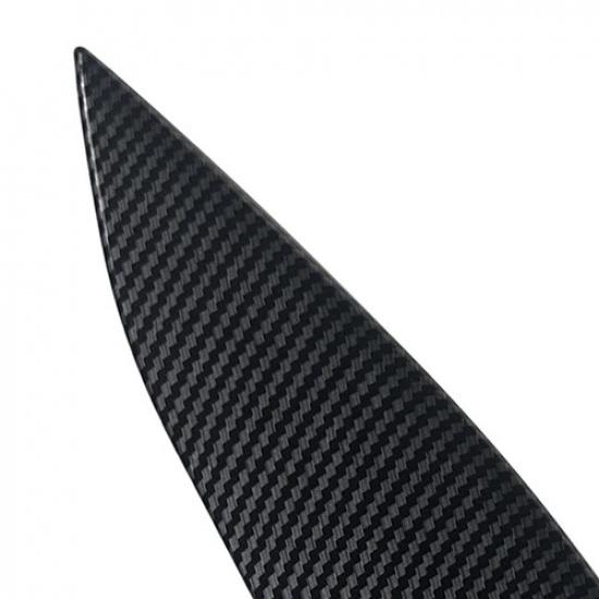 Front Headlight Eyelids Lamp Eyebrows Trim Decor For Ford Fiesta MK8 2017-