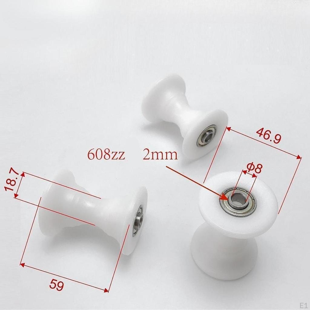 Rowing Machine Bearing Wheel, Abdominal Pulley, Replacement Elliptical Pulley for Workouts