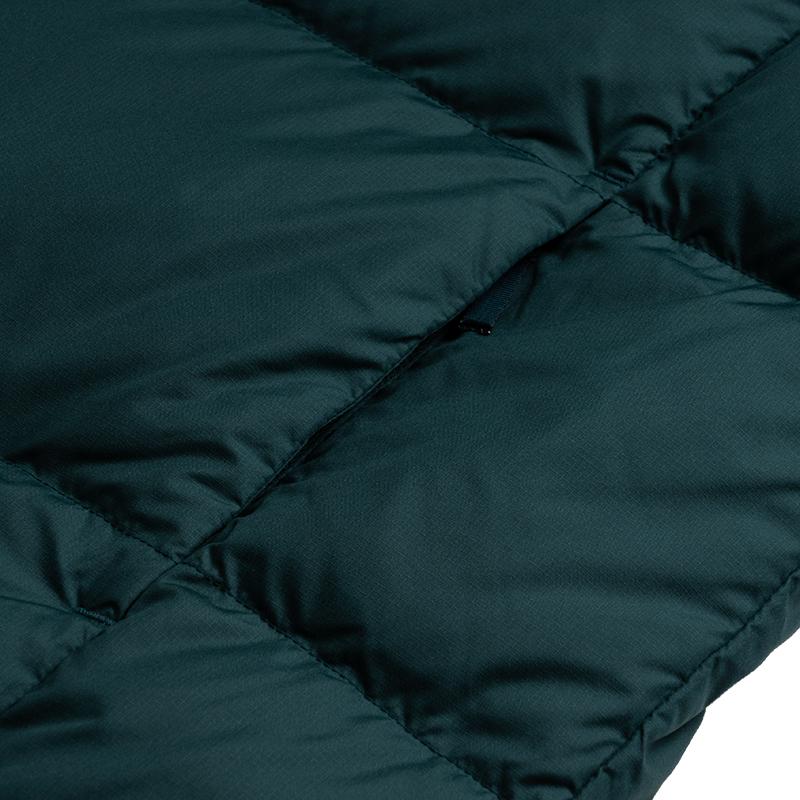 adidas Giacca Basic Imbottita Calda Sportiva Antivento con Cappuccio Piumino d'Anatra Giacca da Uomo Verde Scuro KC2480