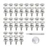 20Pcs 304 Nonrust Steel Rivets Buttons With Installation Tool For Boats Cover And Tent Fabric Reinforcement