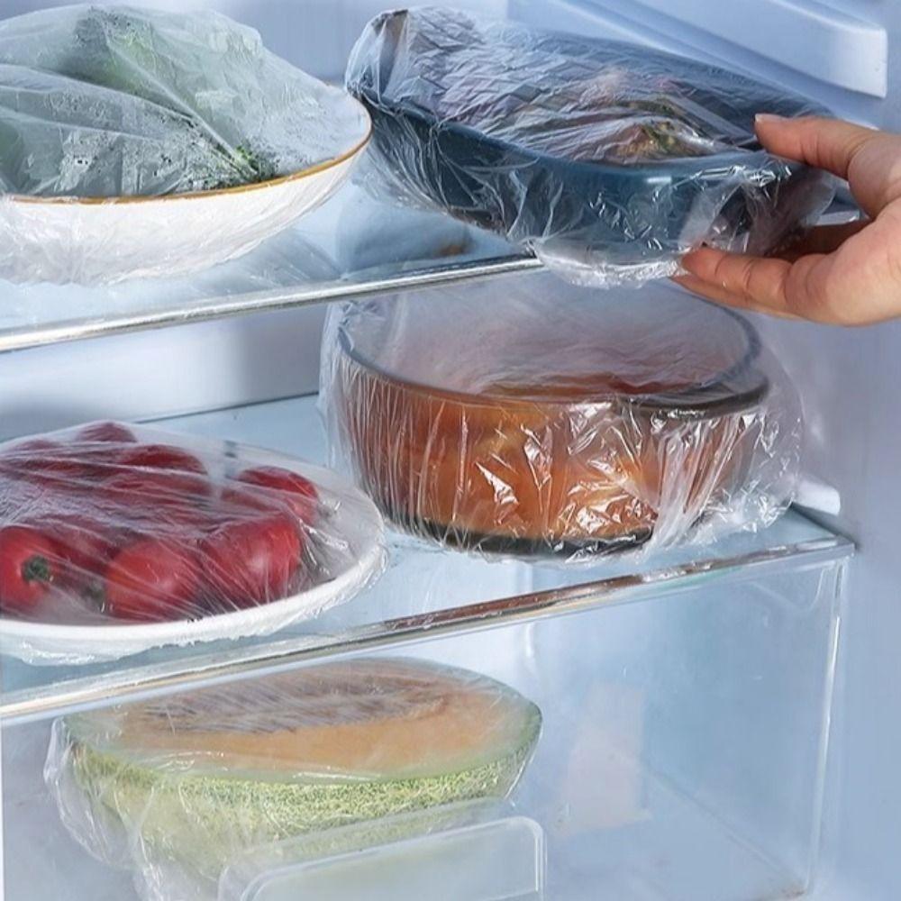 with 500pcs Disposable Food Cover Vegetables Peeling Tool Kitchen Gadgets