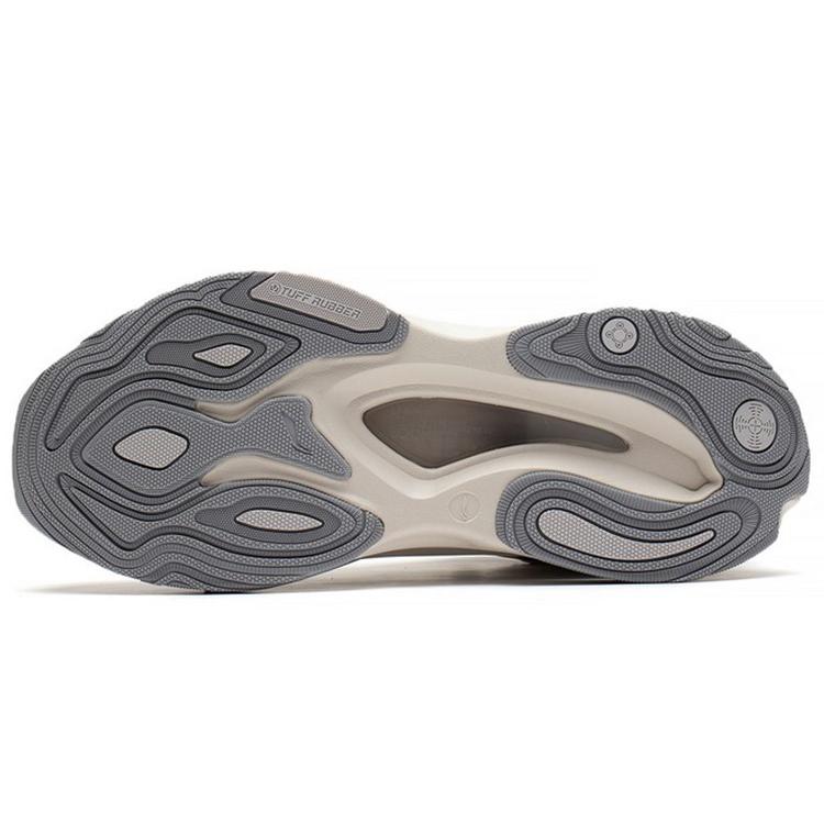 New LiNing Beyond Cushioning Anti-Slip And Wear-Resistant Lightweight Rebound Low-Top Sports Casual Shoes Men's White Gray AZGS085-2