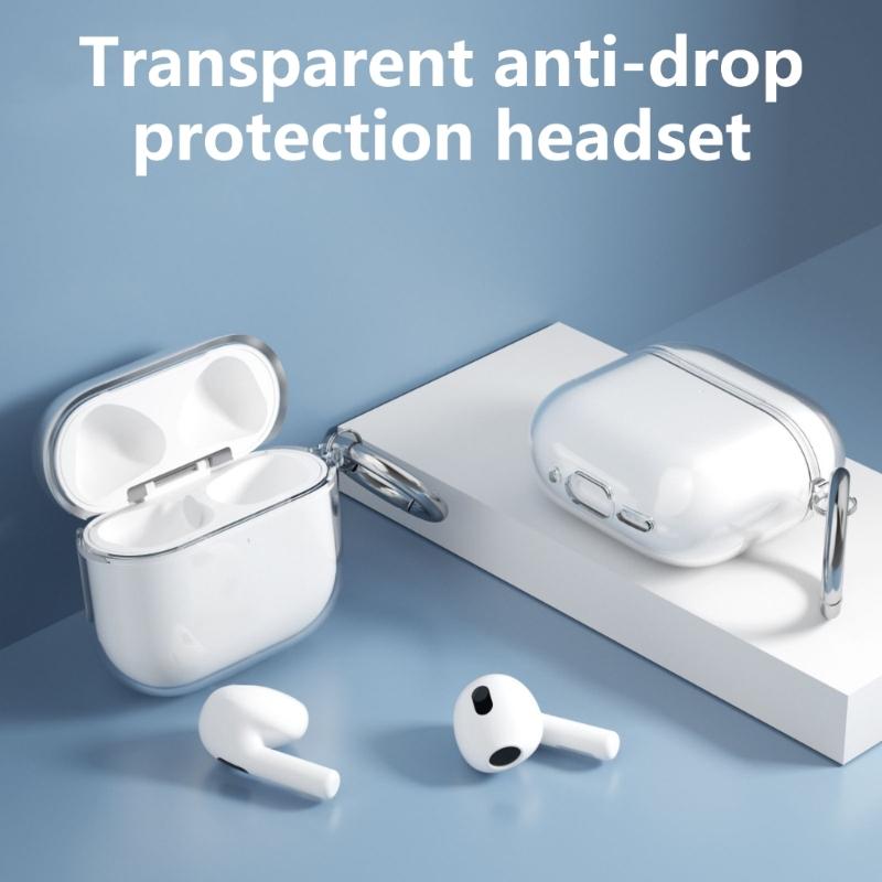Transparents Earbud Case Scratch Resistant Silicone Protections Sleeve for
