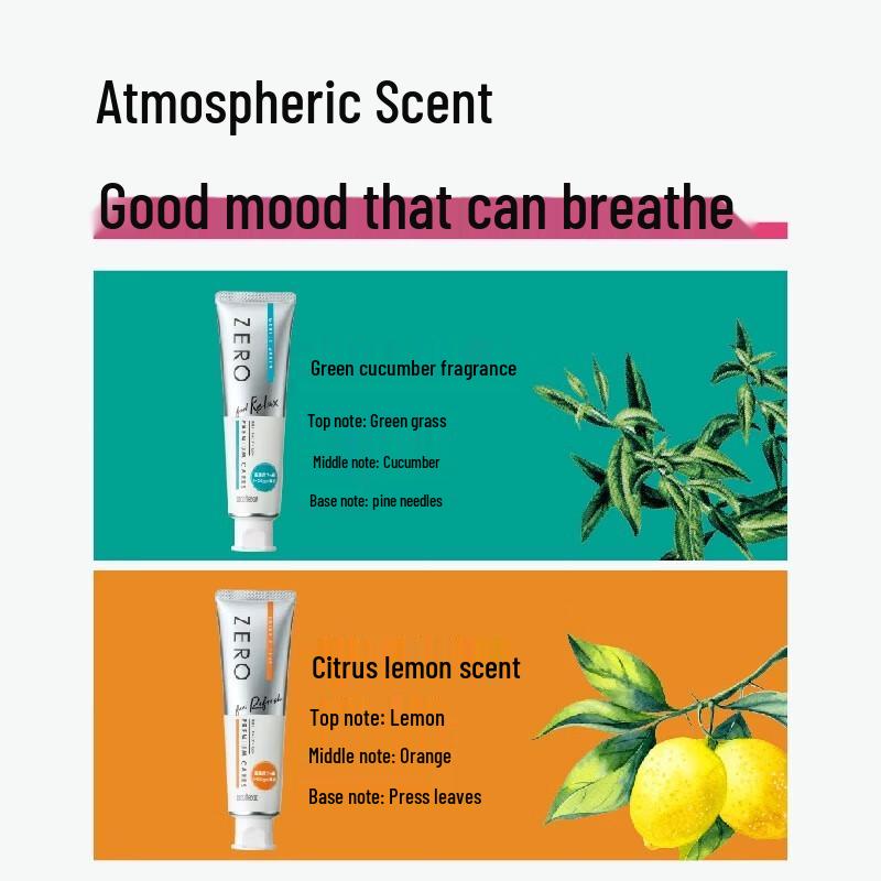 EBISU ZERO Whitening Toothpaste - Citrus Lemon Cucumber (2-Pack)