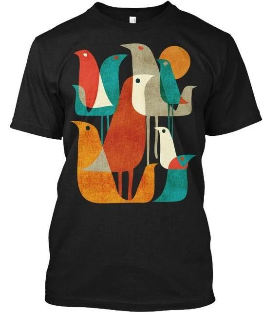 Bird Art New T-Shirt Made in the USA Size S to 5XL S
