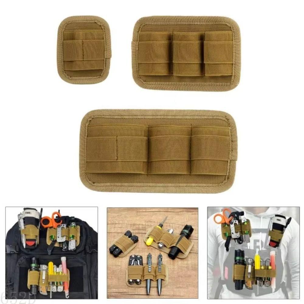 Black/Green/Brown Inner Separation Holder Module Storage Bag Panel Pouch EDC Tool  Camping Hiking