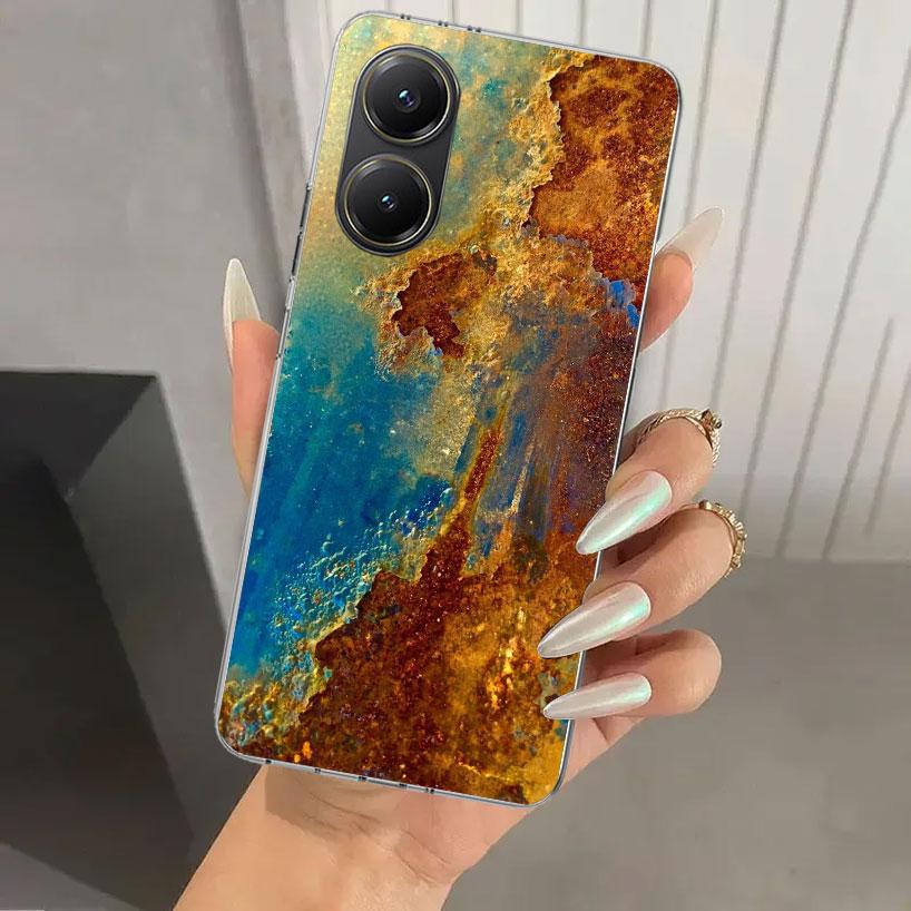Vintage Industrial Style Rusty Pattern Phone Case for Xiaomi Poco X5 X6 X7 Pro F7 Ultra M7 Redmi 15 15C 13 13C 12 12C 10 10A 10C