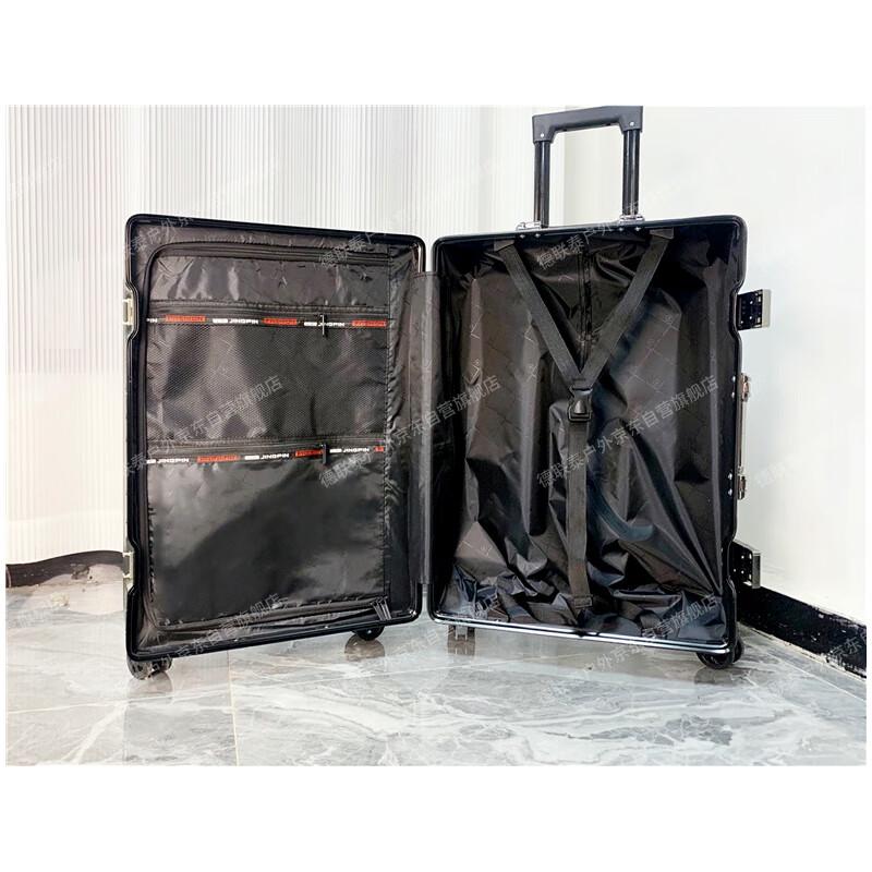 DeLianTai 24-inch Aluminum Frame Commemorative Rolling Suitcase