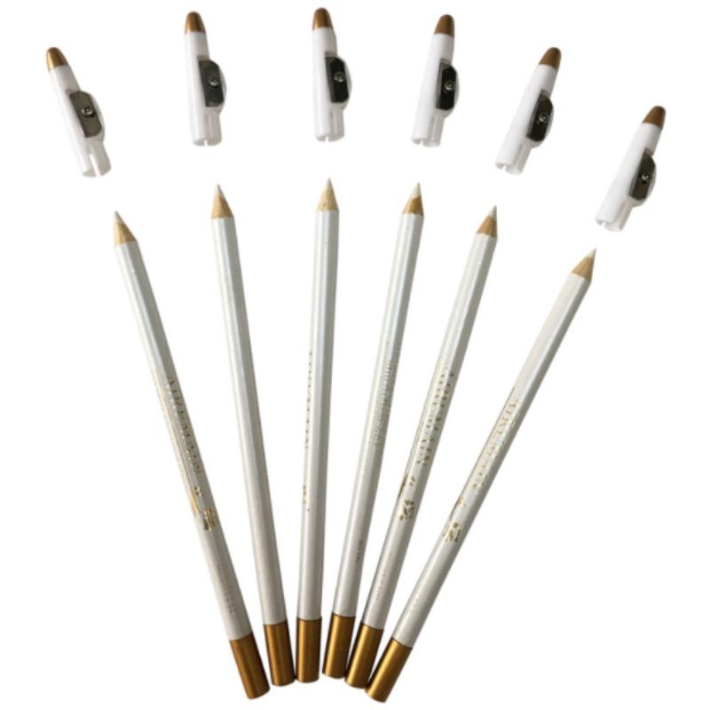 Men's Beard Pencil Edge Hairline Razor Barber Shape Accessories With Sharpener Hair Line Beard Pen Makeup Eyebrow Pencil Hair Styling Eyebrow Tools