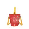 Large Capacity Crossbody Bag New Year's Money Bag Cloth Bag Walk New Year's Handheld Female Golden Snake Portable Canvas Bag
