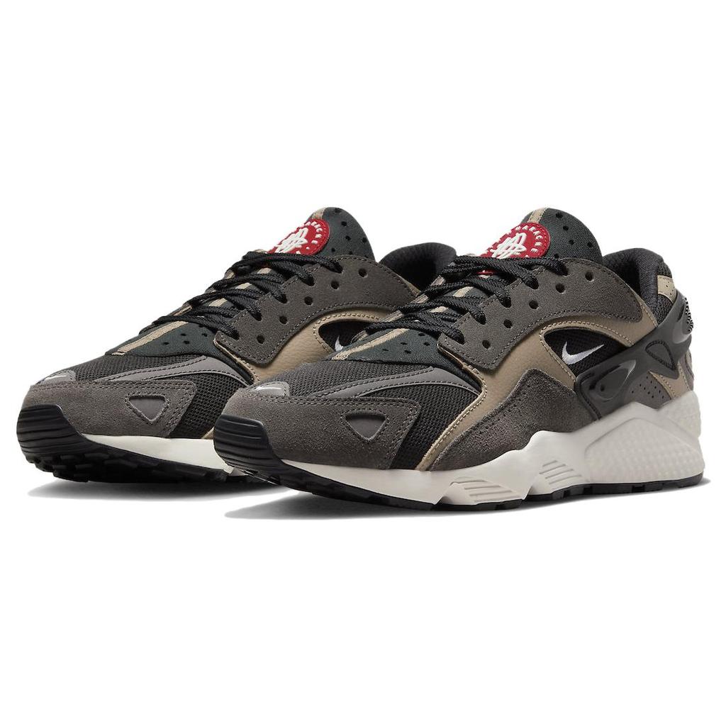 New Nike Air Huarache Runner Black Medium Ash DZ3306-003