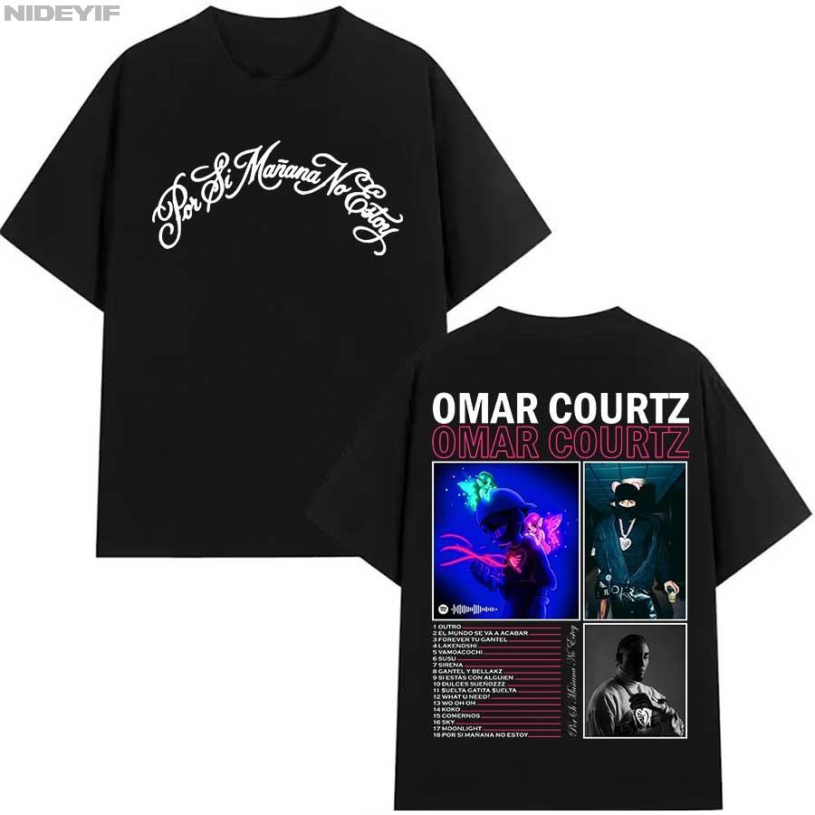 

OMAR COUTZ 2026 TOUR ALBUM T shirt for Unisex Women Hiphop Streetwear Oversized Tops 100 Cotton TShirt OC9 S