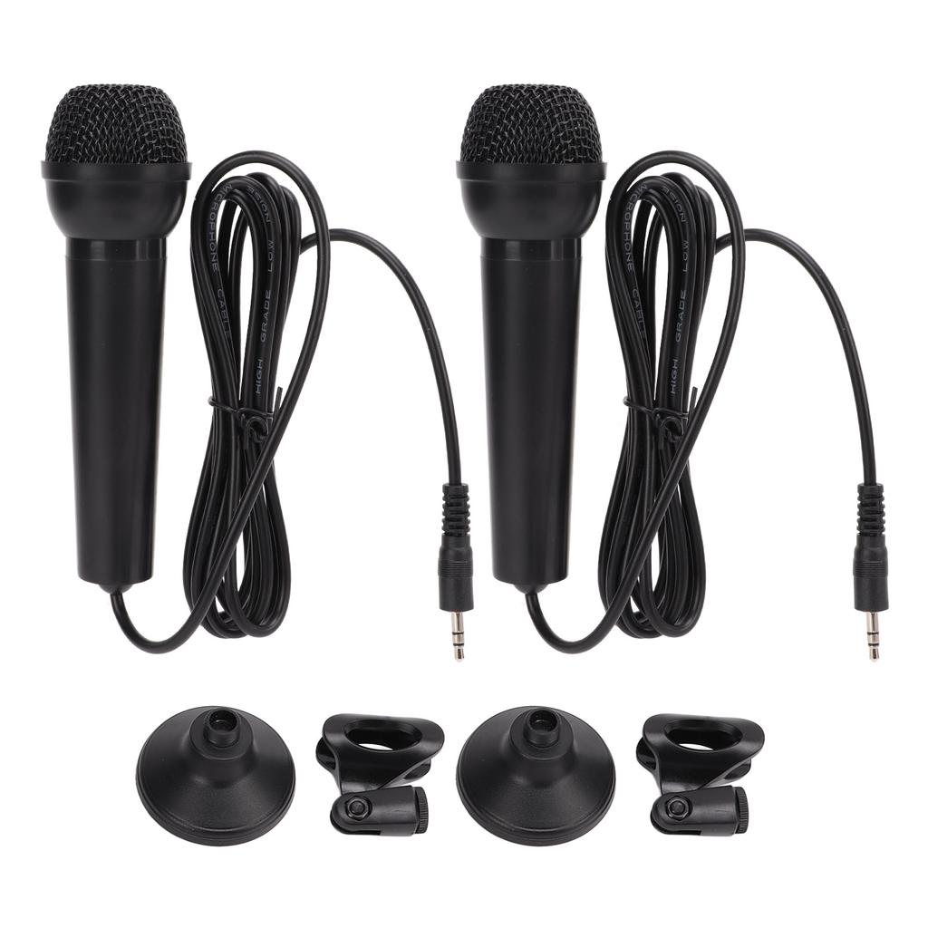 Computer Microphone 3.5mm Wired Plug and Play Anti Interference Wide Compatibility PC Microphone