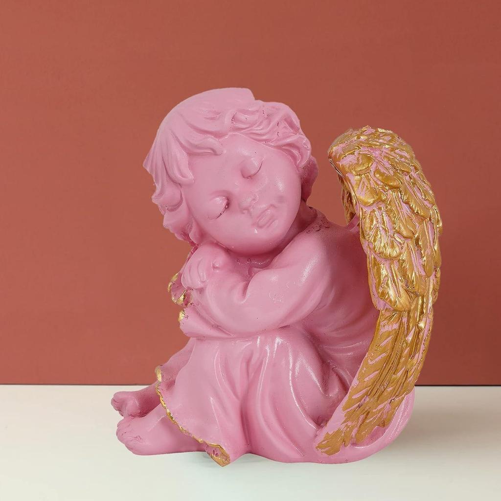 Angel Girl Showpiece for Home Decor Showpiece | Winged Girl Statue for Home Decor Item | Fairy Girl Statue for Home Shelves Decor Showpiece