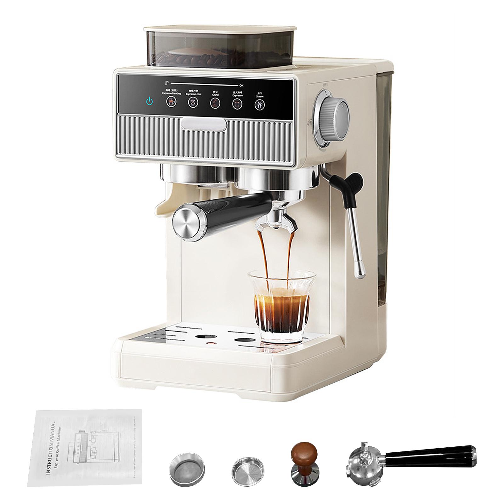 

Кофемашина 20 бар Полуавтоматическая Домашняя Маленькая Холодная Горячая 2 Экстракции Вместимость 1,8 л Совместима с чалдами Двойная чашка EU Version