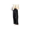 Anta Sports Lifestyle Series Solid Color Mid-Rise Breathable Versatile Casual Pants Women bottoms Black 162517522U-3