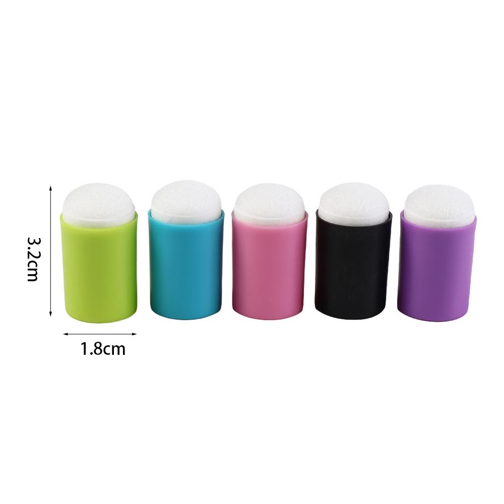 5PCS Craft Finger Painting Sponge Inking Staining Painting Finger Cot Dauber Sponge  Painting Tools