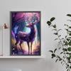 5D DIY Full Round Drill Diamond Painting Glow Deer Kit Home Decoration 40x60cm
