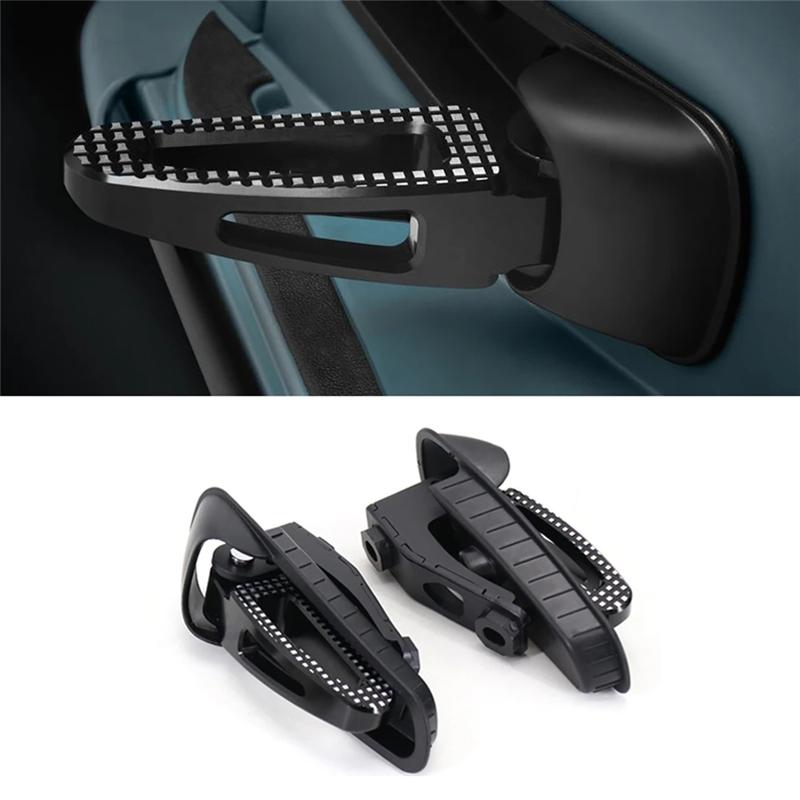 Motorcycle Accessories Rear Passenger Foot Pegs Mount Black Pedal for Vespa GTS 300 GTS300 Gts300 Gts 300