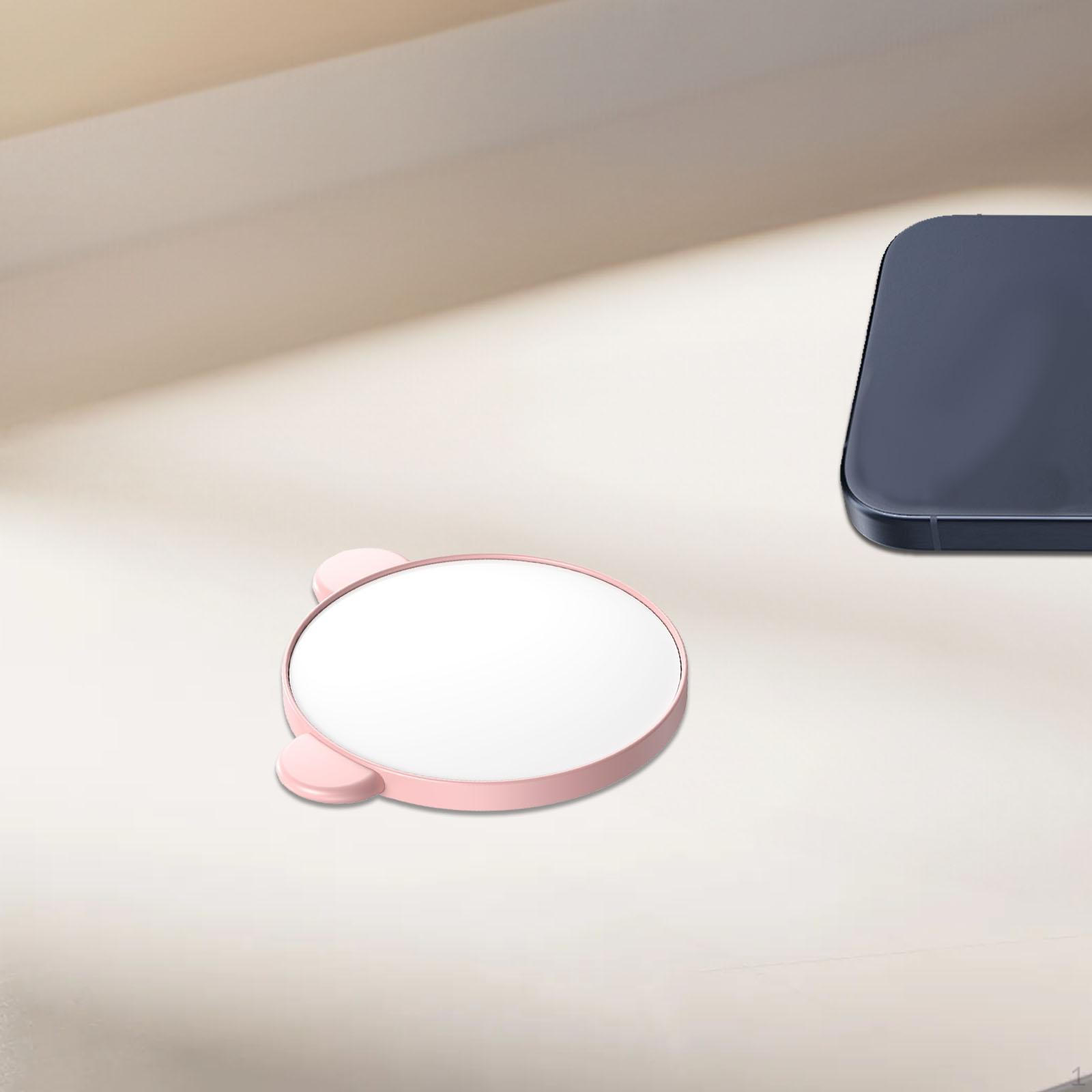 

Магнитное зеркало для смартфона Selfie для задней камеры, легкая установка, компактный размер розовый